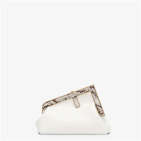 fendi first small white|Fendi first bag small.